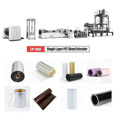 പൂർണ്ണമായും ഓട്ടോമാറ്റിക് പെറ്റ് / പ്ലാ സിംഗിൾ ലെയർ എക്സ്ട്രോഡർ